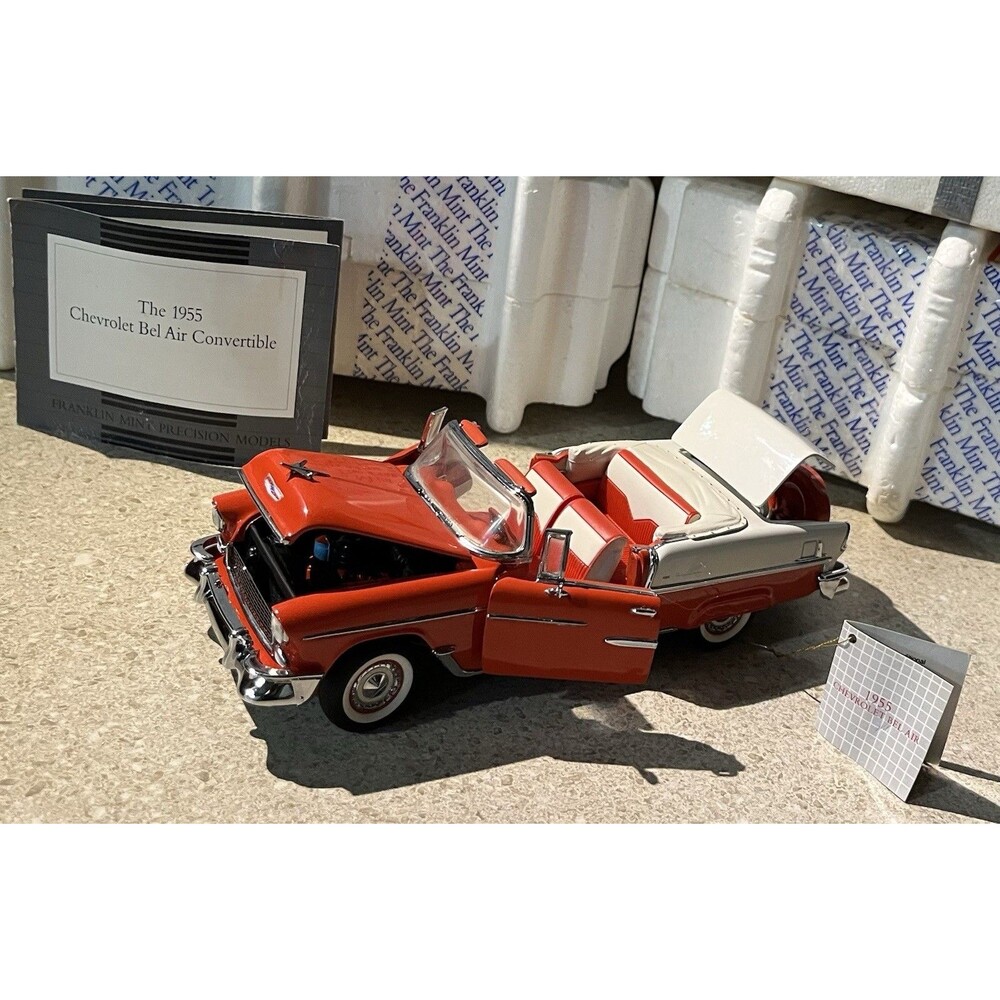 Vintage Franklin Mint 1:24 Precision Models – 1955 Chevrolet Bel Air Convertible